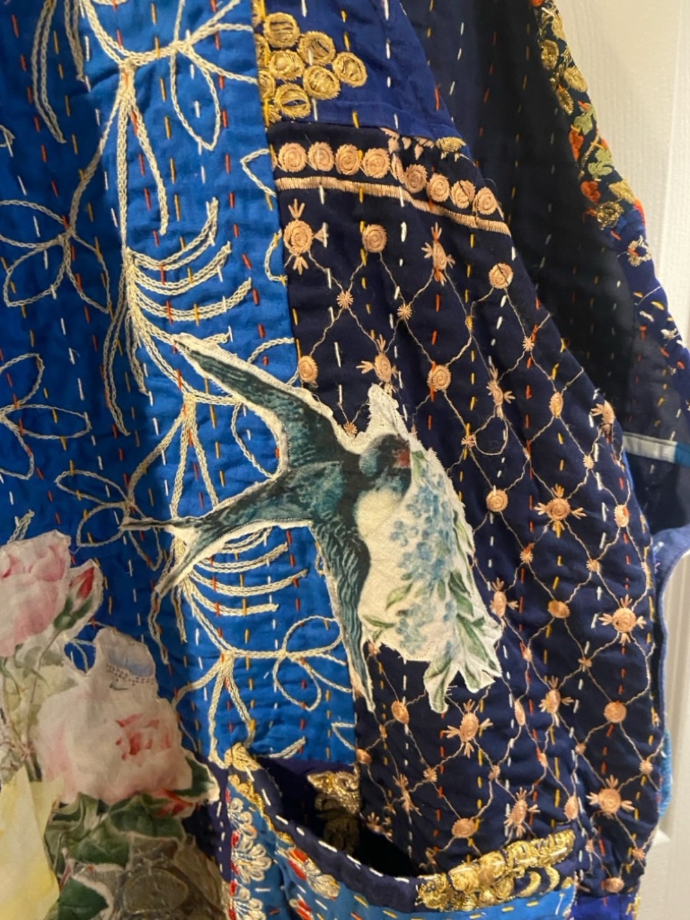 Kantha Karma Patchwork Overalls - Picture 13 of 14